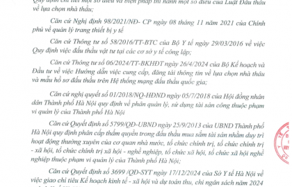 Thư mời cung cấp báo giá số 316