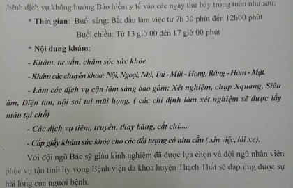 TRI ÂN NGƯỜI BỆNH