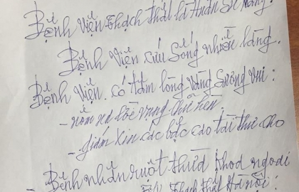 Bệnh nhân với khoa ngoại